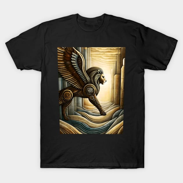 SKYRYZE Fly Lion 1 of 3 T-Shirt by Dayeye Creative